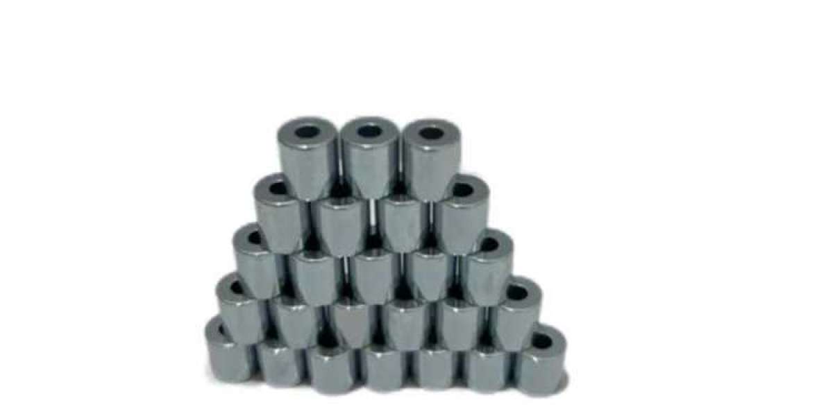 Features of blue white Zn plated perforated small magnet